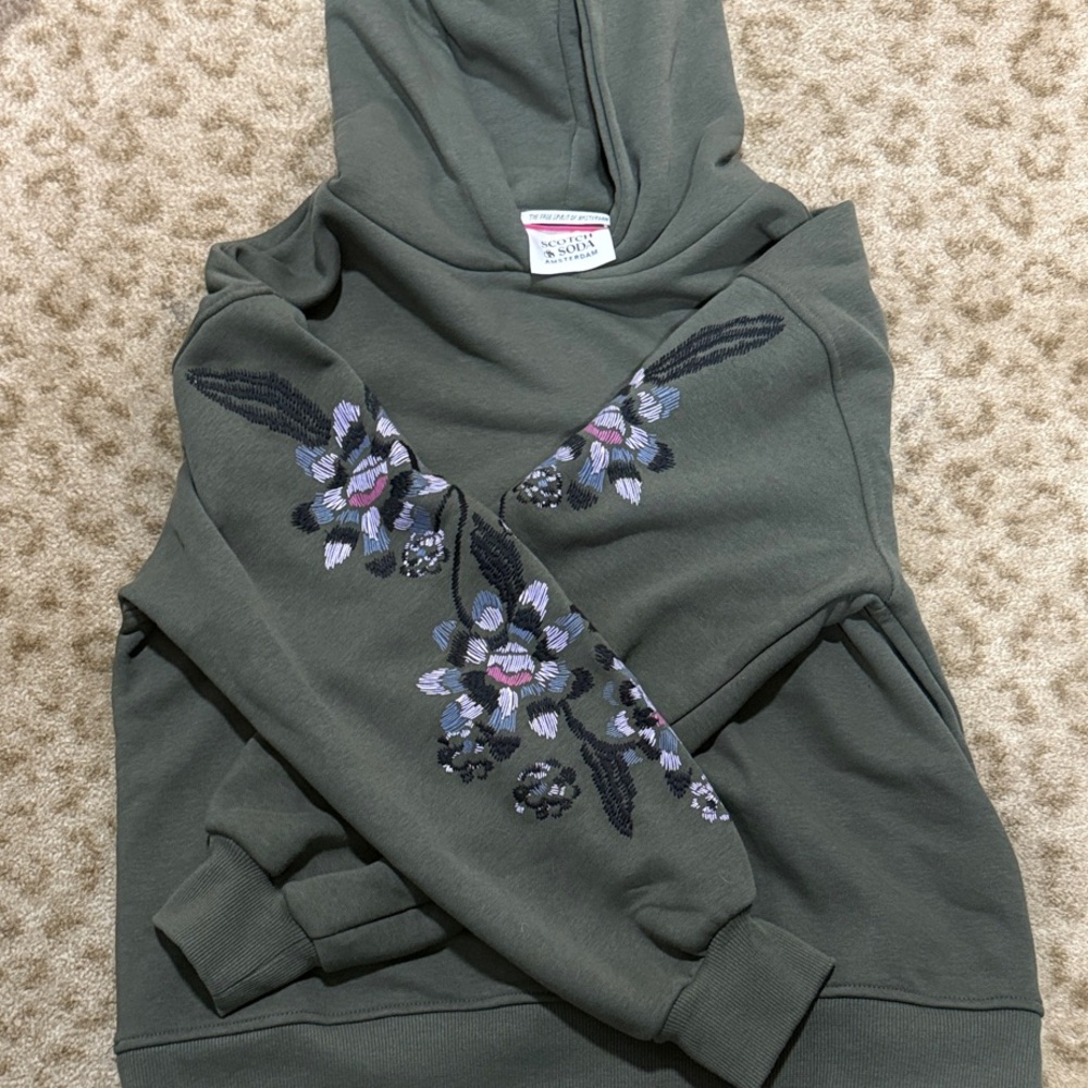 Scotch & Soda Olive Hoodie